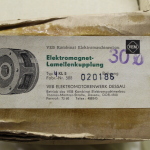 Typenschild Lamellenkupplung 4KL TGL 9922