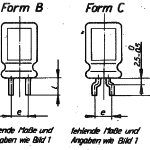 Elko-Kondensator TGL 38928 Bauform B und Form C