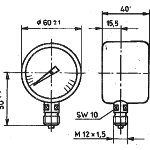 TGL 16372 Manometer Variante A