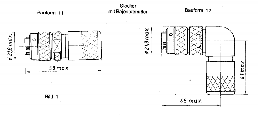 RFT 6 Pin 1 Stk Nr. 42 Rundsteckverbinder-Stecker 11-1-0-0 DDR 